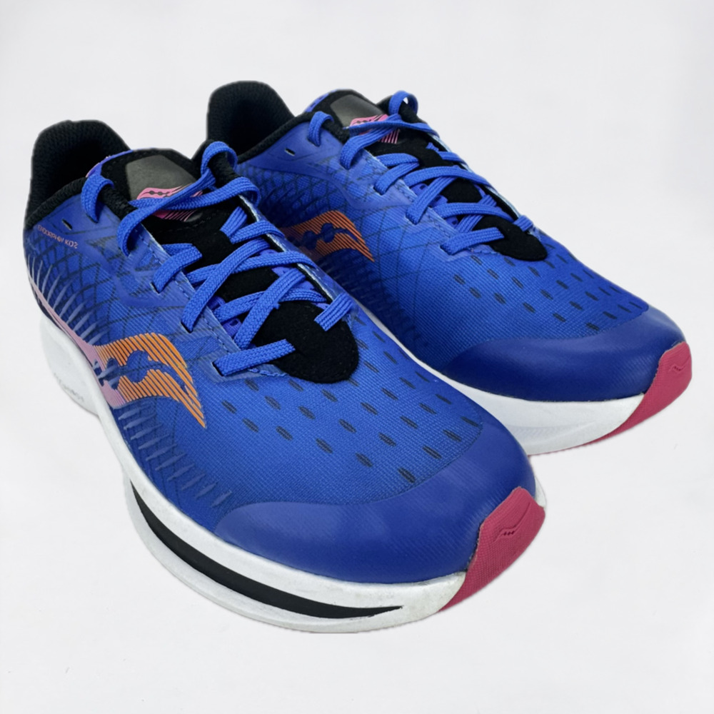 Saucony Big Kids Endorphin KDZ Sneaker 3.5 Blue Lightweight Breathable Running